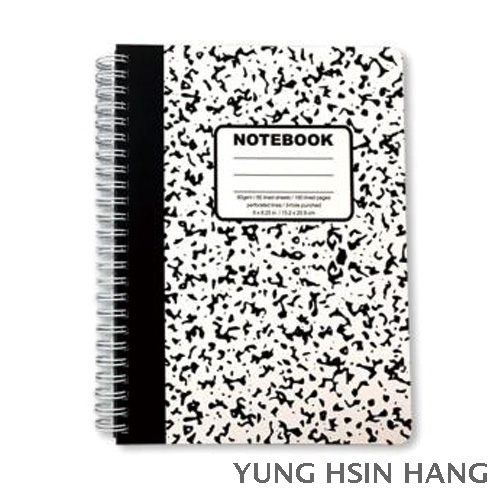 81-20WN Marble Small Wire-O Bound Notebook
