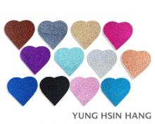 66-88M Glitter Heart Shape Memo Pad