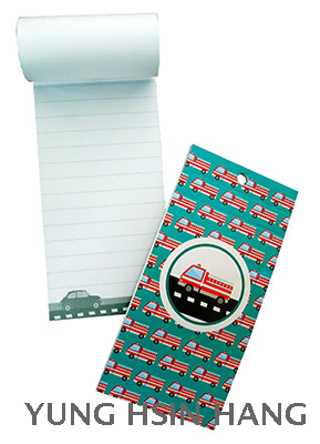 MP-4806 Cars Magnetic Notepad
